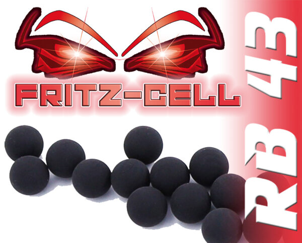 200 x Rubberballs Cal.43 Gummigeschosse Fritz-Cell kompatibel mit T4E RAM