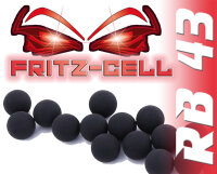 200 x Rubberballs Cal.43 Gummigeschosse Fritz-Cell...