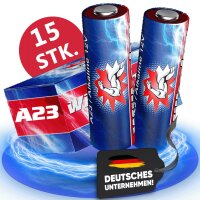 15 x Wilhelm A23 12V Wilhelm Alkaline Batterien MN21...