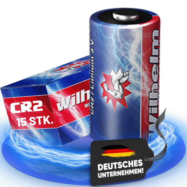 15 x Wilhelm CR2 Batterien