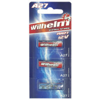 3 x A27 12V Wilhelm Alkaline Batterien MN27 V27GA 27A 12...
