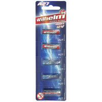 5 x Wilhelm A27 Blister 12V Wilhelm Alkaline Batterien...