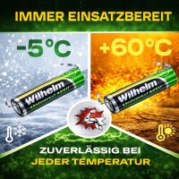 2 x Wilhelm AKKU-LÖTFAHNE U-Form AAA Universal