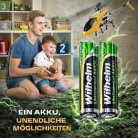 2 x Wilhelm AKKU-LÖTFAHNE U-Form AAA Universal