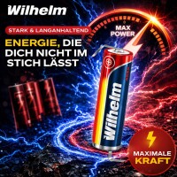 2 x Lithium Ionen Akku Wilhelm 3,7 V LÖTFAHNE Z Form 800 mAh Typ 14500 Li Ion AA