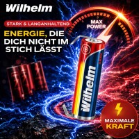 2 x Lithium Ionen Akku Wilhelm 3,7 V LÖTFAHNE U Form 800 mAh Typ 14500 Li Ion AA