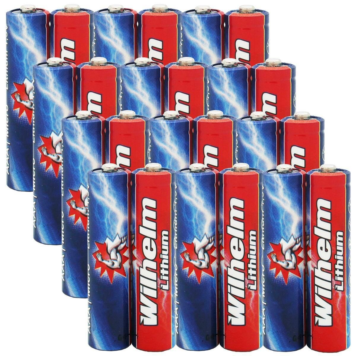 24 x Wilhelm LITHIUM AAA, 24,69