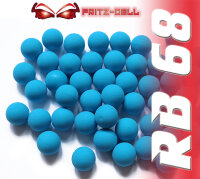 300 x RB Cal.68 blau Rubberball Gummigeschosse Fritz-Cell...
