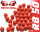 4 x Fritz-Cell Rubberball 50 Orange