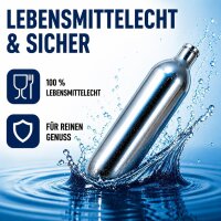 10 NEMT 16g Co2 Bierkapseln and Bikekapseln für alle Bierzapfanlagen mit 16g Kohlensäurekapseln ohne Gewinde