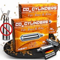 20 NEMT 16g Co2 Bierkapseln and Bikekapseln für alle...