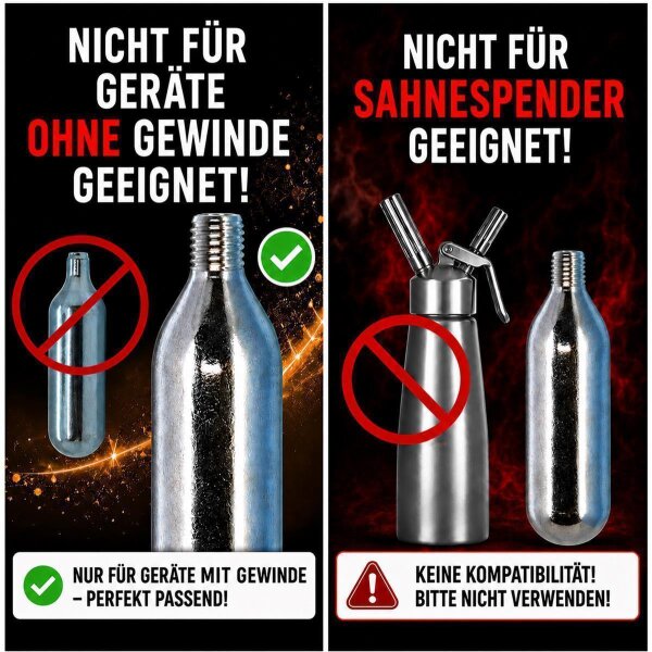 20 CO2 Bierkapseln 16g – Für Alle Gängigen Heimzapfanlagen Wie Biermaxx, Zapfprofi & Co.