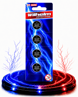 4 x CR1220 WILHELM Lithium Knopfzelle 3V 40mAh ø12x2,0mm Batterie DL1220