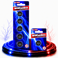 6x CR1220 WILHELM Lithium Knopfzelle 3V 40mAh...