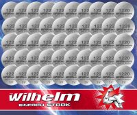 50 x CR1220 WILHELM Lithium Knopfzelle 3V 40mAh ø12x2,0mm Batterie DL1220