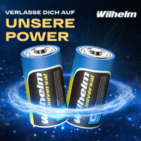 12 x Baby Wilhelm Alkaline Batterien  C LR14 1,5V