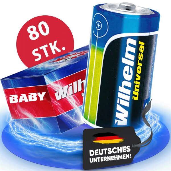 80 x Wilhelm Baby