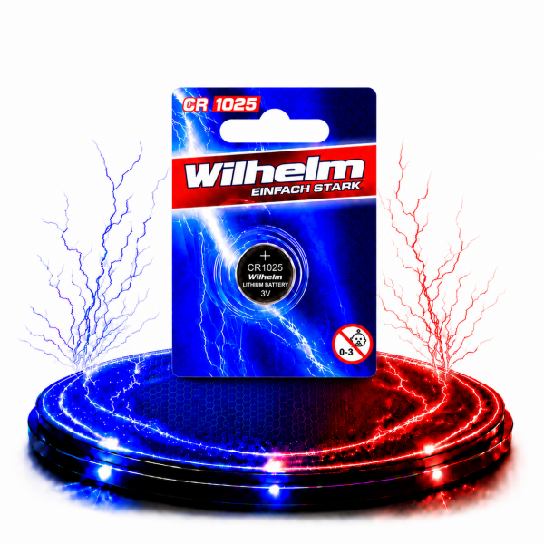 1 x Wilhelm CR1025 Blister