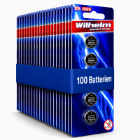 100 x Wilhelm CR1025 Blister