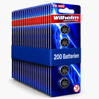 200 x Wilhelm CR1025 Blister