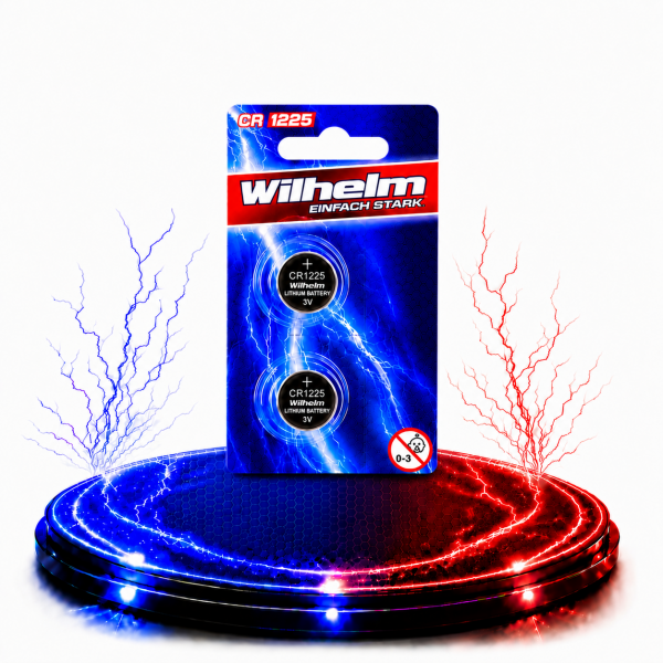 2 x Wilhelm CR1225 Blister