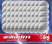 50 x Wilhelm CR1225 Blister