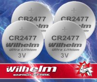 4 x Wilhelm CR2477