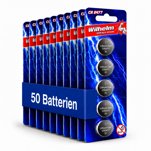 50 x Wilhelm CR2477