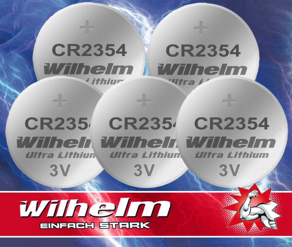5 xWilhelm CR2354 Blister