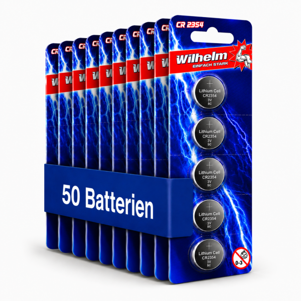 50 x Wilhelm CR2354 Blister