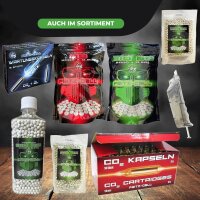 Fritz-Cell Airsoft Universal Speedloader inkl. Pistolen Adapter für 150x 6mm Softair BB für schnelles nachladen der Premium Airsoft 6MM BB Munition