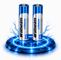2 x Wilhelm Lithium AA Mignon Batterien LR6 1,5V Lithiumbatterie