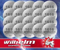 20 x Wilhelm CR1616 Bulk