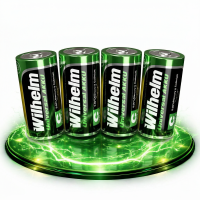 4 x Akku Baby C Wilhelm Universal 4500 mAh Akku Zelle 1,2...