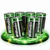 6 x Akku Baby C Wilhelm Universal 4500 mAh Akku Zelle 1,2...