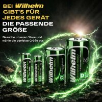 1 x Akku Mono D Wilhelm Universal 9000 mAh Akku Zelle HR20 MN1300 1,2 V NIMH