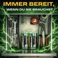 1 x Akku Mono D Wilhelm Universal 9000 mAh Akku Zelle HR20 MN1300 1,2 V NIMH