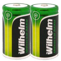 2x Akku Mono D Wilhelm Universal 9000 mAh Akku Zelle HR20...