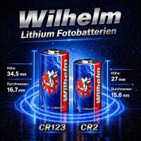 4 x Wilhelm CR2