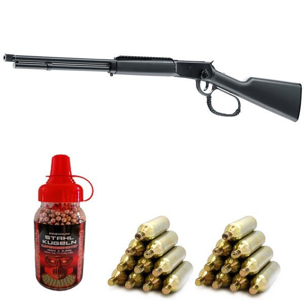 SET Legends Cowboy Rifle Renegade BLK 4,5 mm (.177) BB CO2 < 7,5 J 10R (P18)