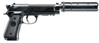 SET Softair-Pistole Beretta 92A1 Tactical BLK 6 mm BB AEG Full-Auto < 0,5 Joule 30 Schuss (ab 14)