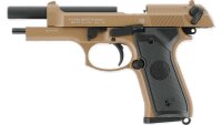 2.6504 - Beretta Mod. 92 Desert Tan Softair-Pistole Kaliber 6 mm BB Gas Blowback (P18) im Set