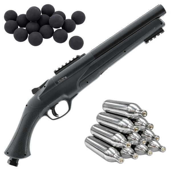 SET T4E Home Defense TS 68 BLK .68 Rubberball CO2 < 7,5 Joule 2 Schuss (ab 18)