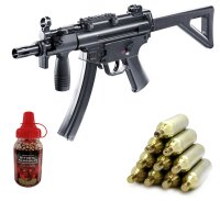 SET Heckler&Koch MP5 K-PDW BLK 4,5 mm (.177) BB CO2...