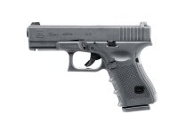 2.6456 - Glock 19 Gen4 Softair-Pistole Schwarz Kaliber 6 mm BB 19 Schuss Gas Blowback (P18)