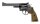 2.6465 - Smith & Wesson M29 6,5 Zoll Softair-Co2-Revolver Hochglanzbrüniert Kaliber 6 mm BB (P18)