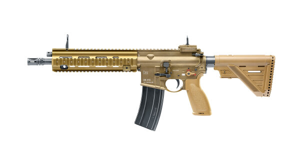 2.6532 - Heckler & Koch HK416 A5 Grünbraun Vollmetall Softair-Gewehr Kaliber 6 mm BB Gas Blowback (P18)
