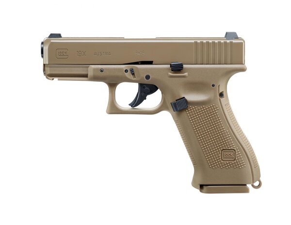 5.8367 - GLOCK 19X cal. 4,5 mm (.177) BB - 4,5 mm (.177) BB, CO₂, < 3,0 J, Coyote