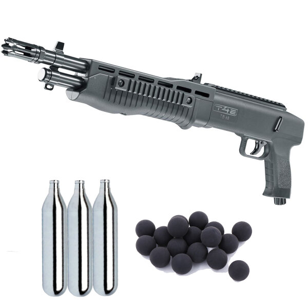 SET T4E Home Defense TB 68 BLK .68 Rubberball CO2 < 7,5 Joule 16 Schuss (ab 18)