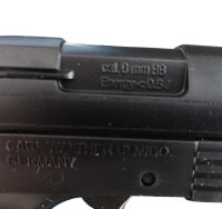 2.5891 - Walther P22Q BLK 6 mm spring < 0,5 J 20R + Walther BBs - Ohne FSK